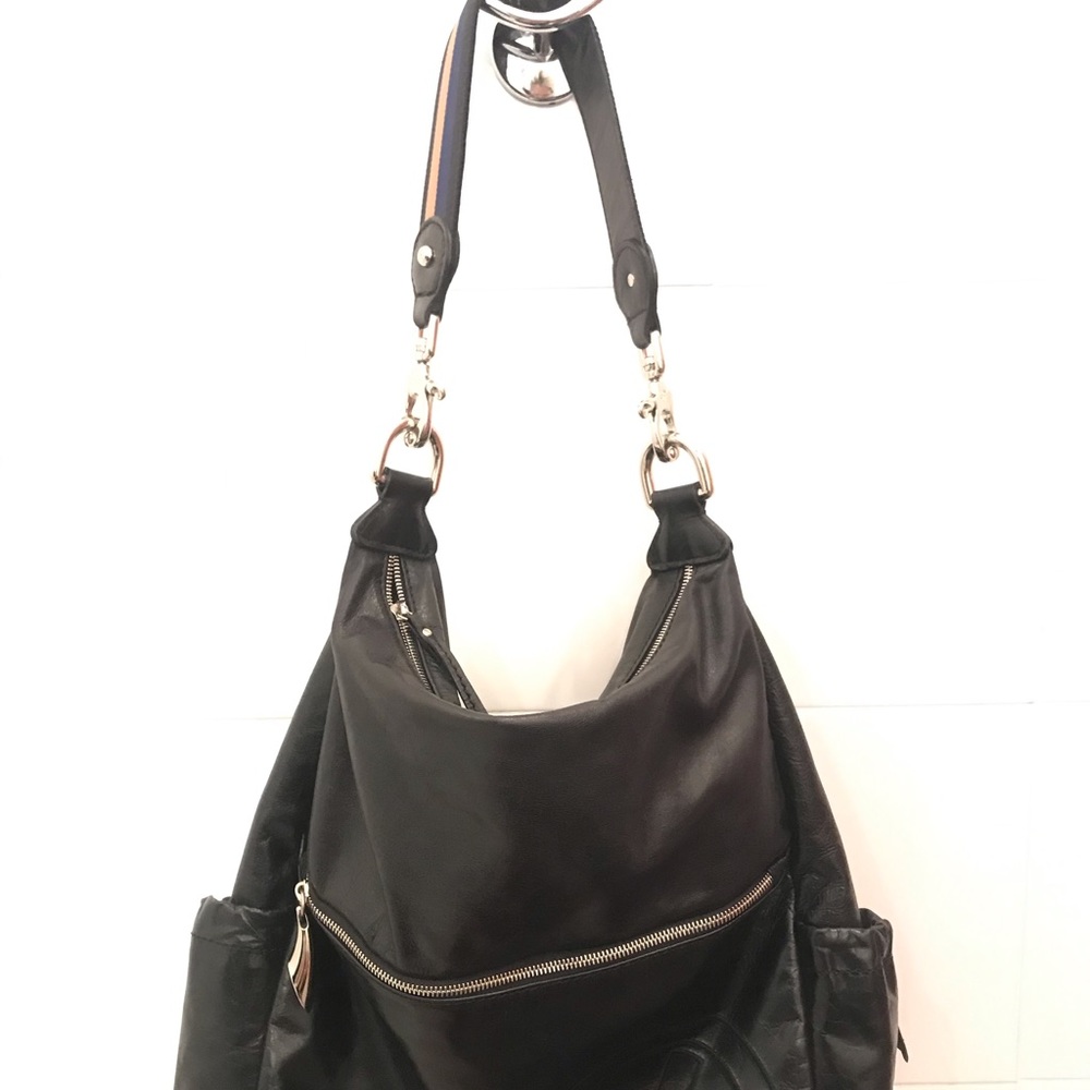 Black leather Purse